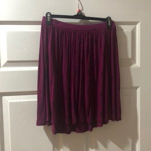 Purple skirt